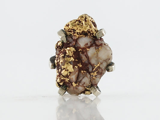 Charm Modern Gold Nugget in 22k Yellow Gold