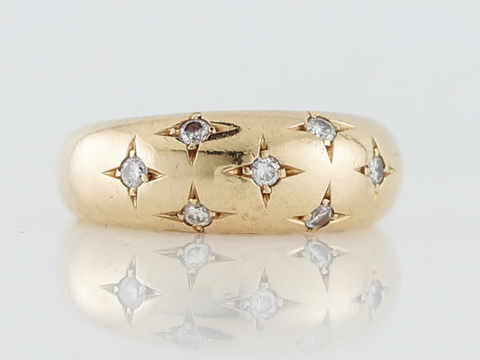 ***RTV 10/24***Right Hand Ring Chaumet Modern .28 Round Brilliant Cut Diamonds in 18k Yellow Gold