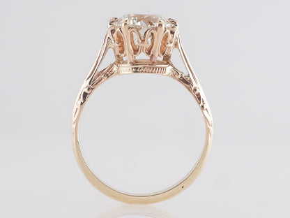 1.73 Victorian European Cut Diamond Engagement Ring