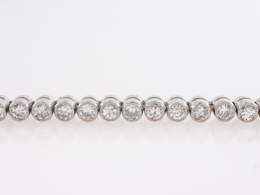 Vintage 2 Carat Diamond Tennis Bracelet in Platinum