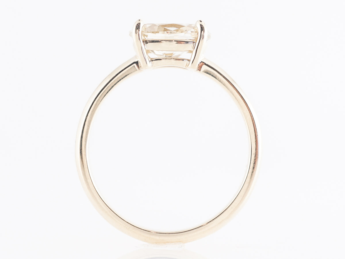 1.25 Fancy Yellow Diamond Engagement Ring in Yellow Gold