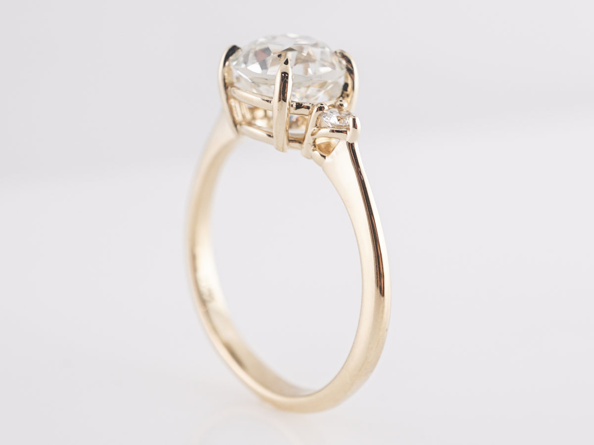 2.02 Carat GIA Certified Solitaire Diamond Engagement Ring