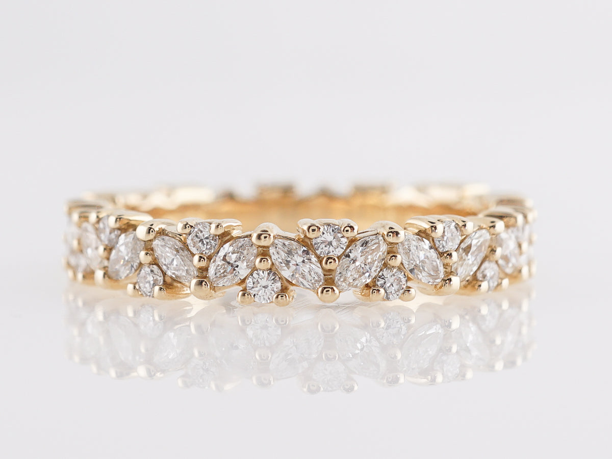 1.26 Diamond Eternity Band in 14k Yellow Gold