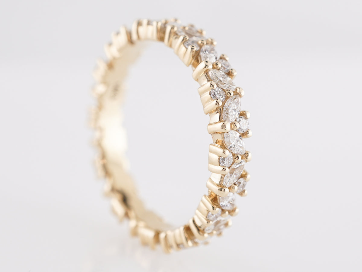 1.26 Diamond Eternity Band in 14k Yellow Gold