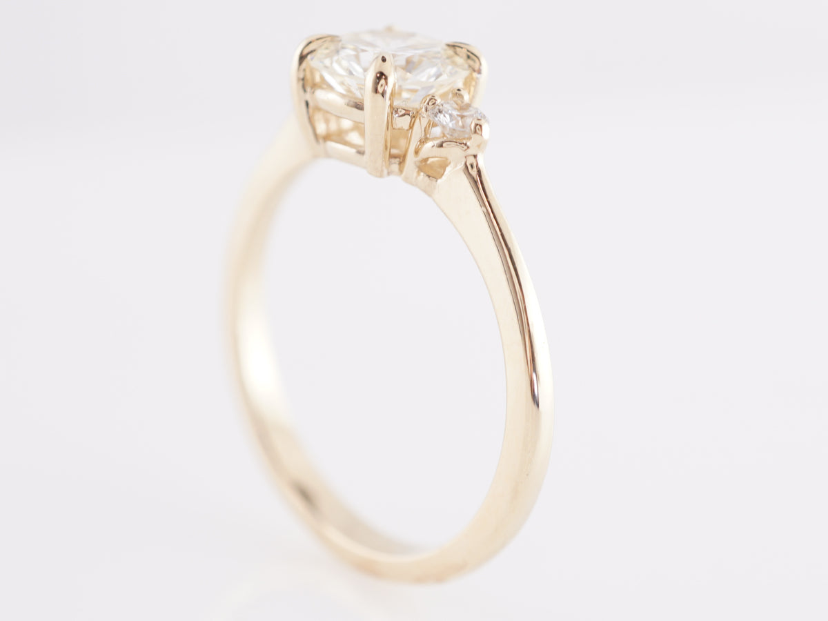 1.03 GIA Diamond Engagement Ring in 14k Yellow Gold