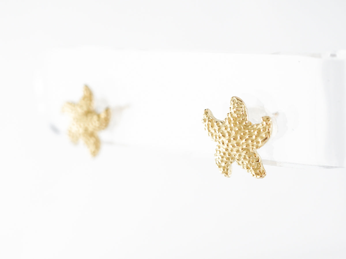 Tiffany & Co. Starfish Earrings in 18k Yellow Gold