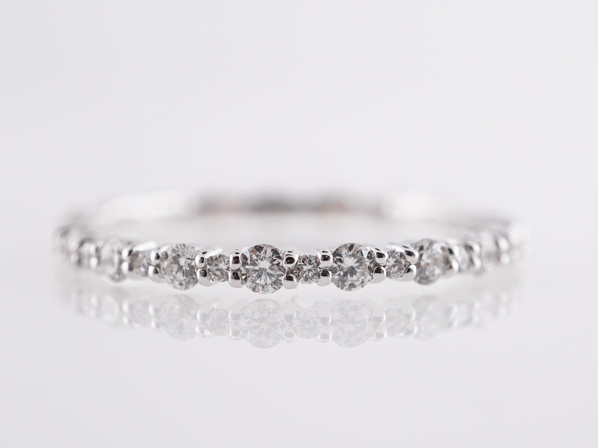 .51 Simple Diamond Eternity Band in 14k White Gold