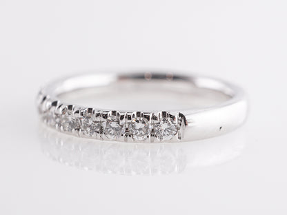 .40 Diamond Half-Eternity Band in 14k White Gold