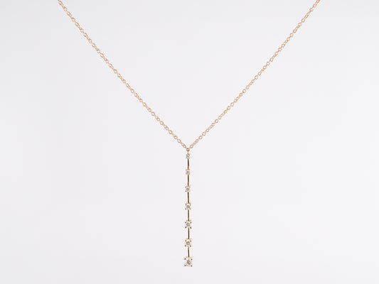 .17 Diamond Pendant Necklace in 18K Yellow Gold