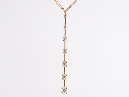 .17 Diamond Pendant Necklace in 18K Yellow Gold