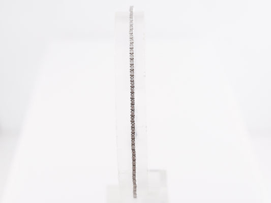 .62 Thin Diamond Bracelet in 14k White Gold