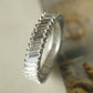 Angled Baguette Diamond Eternity Band in Platinum