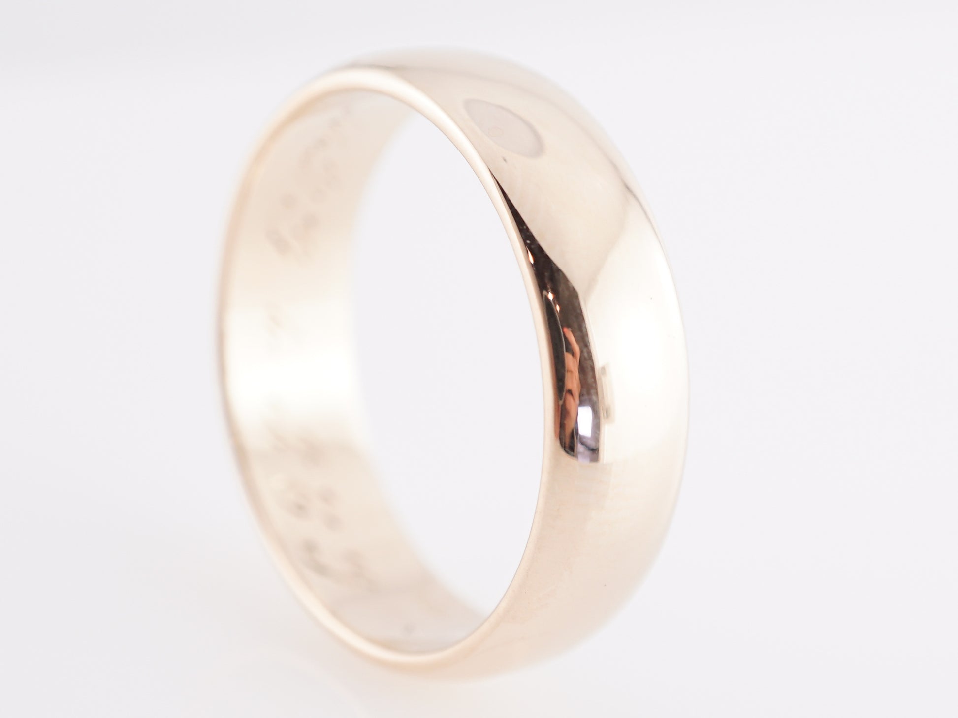 Vintage Men's Wedding Band in 14k Yellow Gold