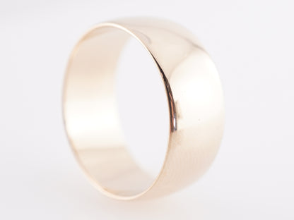 8mm Wedding Band in 14k Yellow Gold