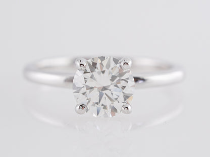 1 Carat GIA Diamond Engagement Ring in White Gold