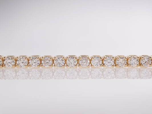 5.30 Diamond Tennis Bracelet in 14k Yellow Gold