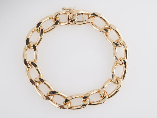 7 Inch Link Bracelet in 14k Yellow Gold