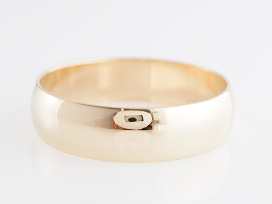 6mm Half Round Wedding Band in 14k Yellow Gold