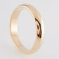 4mm Simple Wedding Band in 14k Yellow Gold