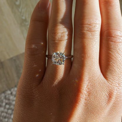 3 Carat GIA Diamond Engagement Ring in 14k White Gold