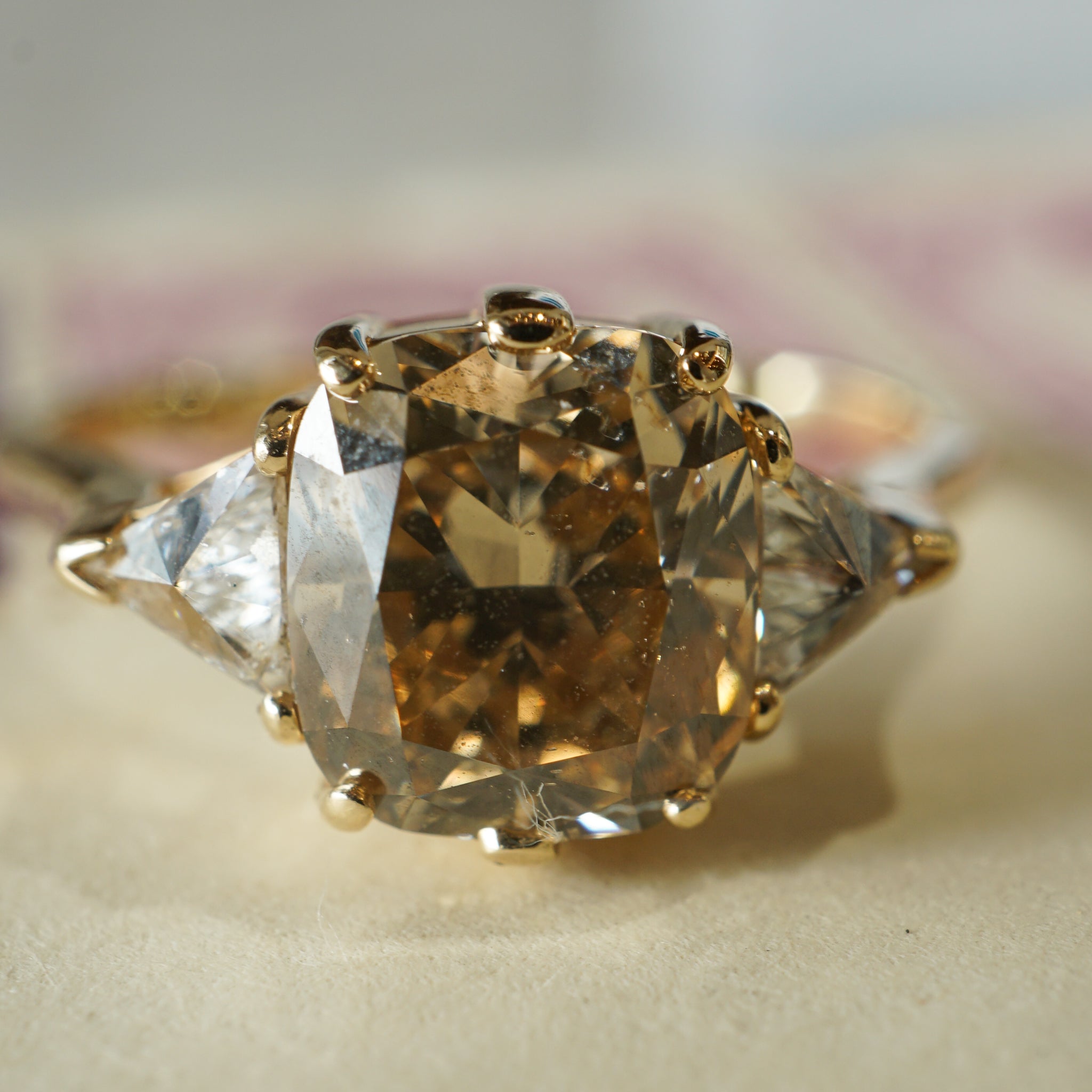 Fancy Dark Yellowish Brown Diamond, 2.12 Carat, 'Cla #500716 – Beladora