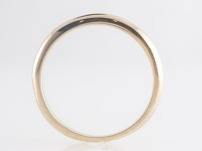 Simple 2mm Wedding Band in 14k Yellow Gold