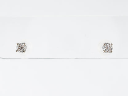 .28 Carat Diamond Stud Earrings in 14k White Gold