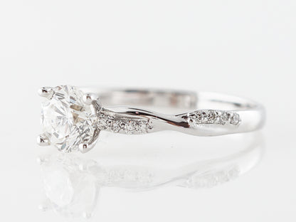 Diamond Solitaire Engagement Ring & Wedding Band Set