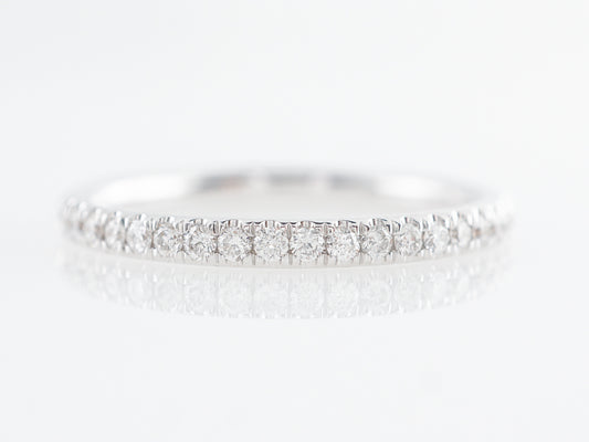 .21 Diamond Wedding Band in 14k White Gold