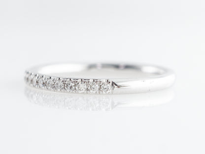 .21 Diamond Wedding Band in 14k White Gold