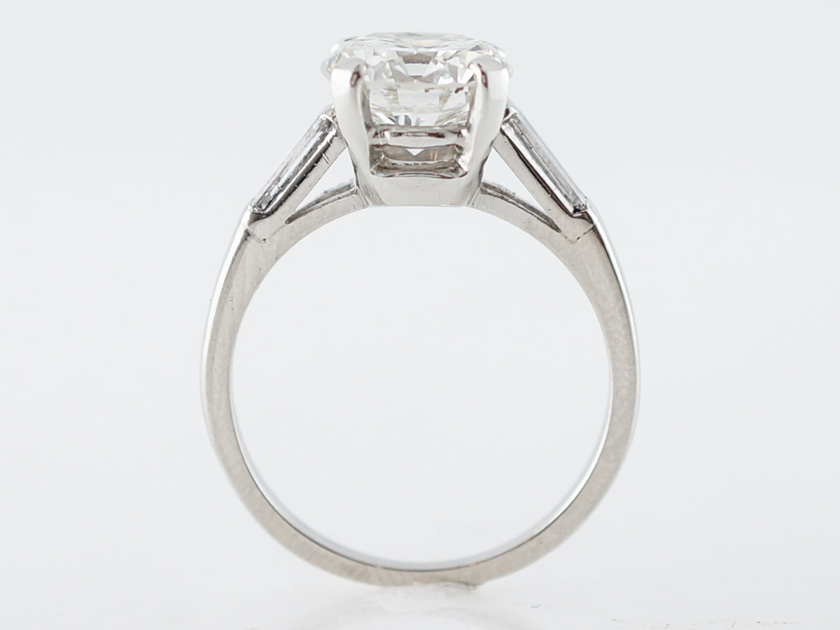 Engagement Ring Modern Jabel GIA 2.16 Round Brilliant Cut Diamond in Platinum