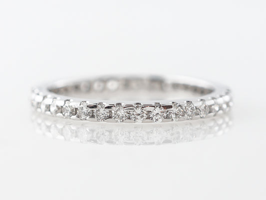 .84 Carat Diamond Eternity Wedding Band in White Gold