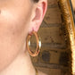 Lightweight Classic Hoop Earrings in 14k Yellow Gold