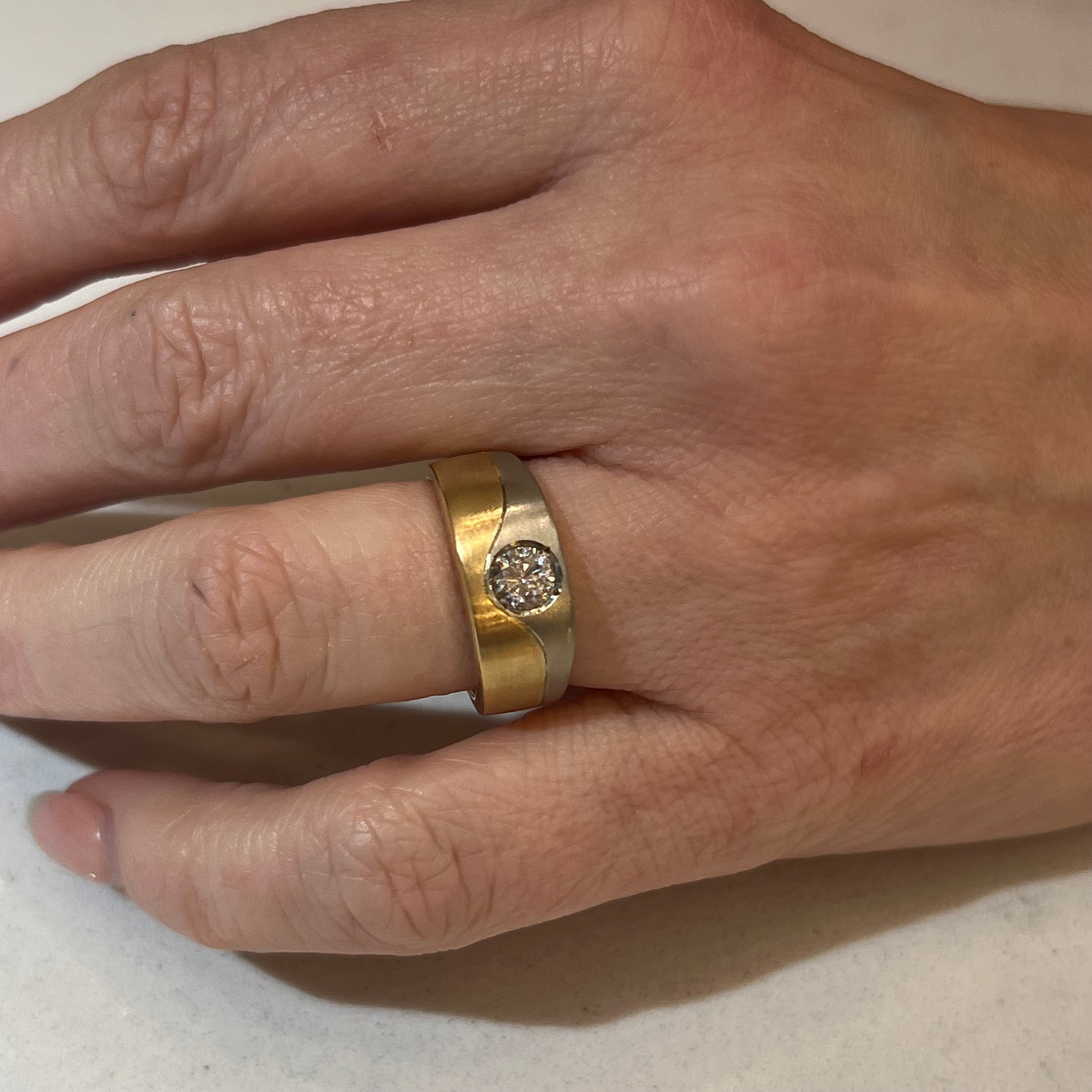 18K White Gold Men's Diamond Ring - 1.10ct – iPawniShop