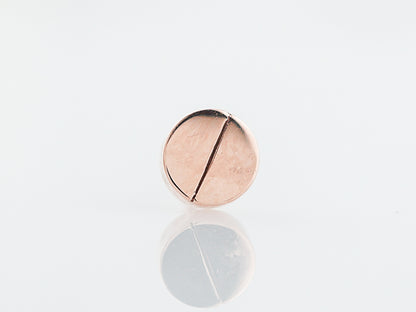 Geometric Earrings Modern in 14k Rose Gold