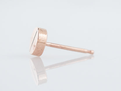Geometric Earrings Modern in 14k Rose Gold