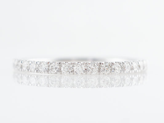 .26 Carat Half-Eternity Wedding Band in 14k White Gold