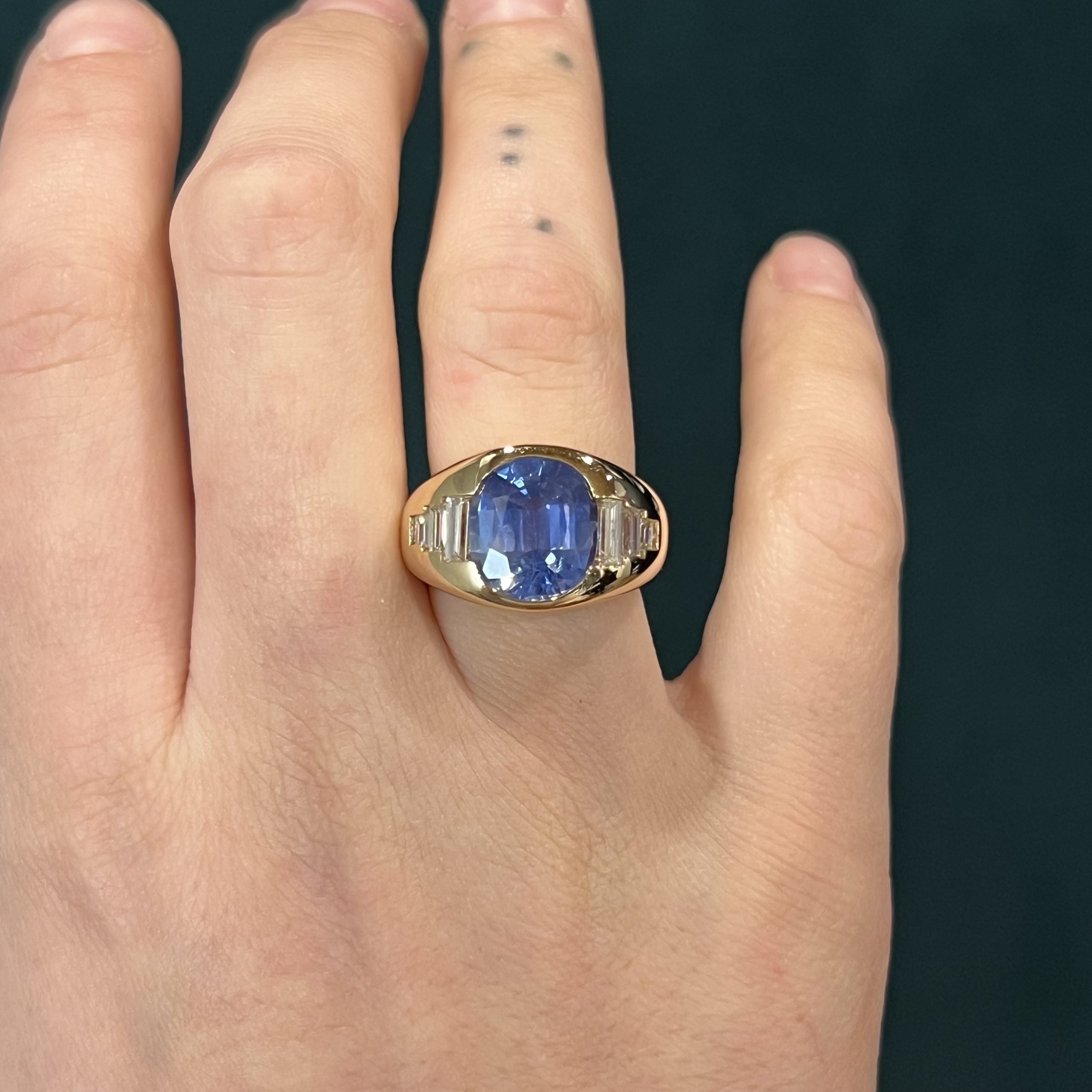 Cocktail ring deals sapphire