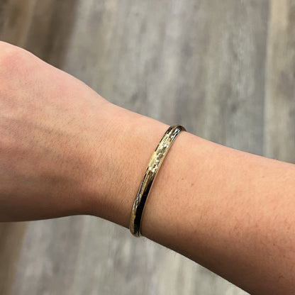 Modern 6mm Omega Bracelet in 14k Yellow Gold