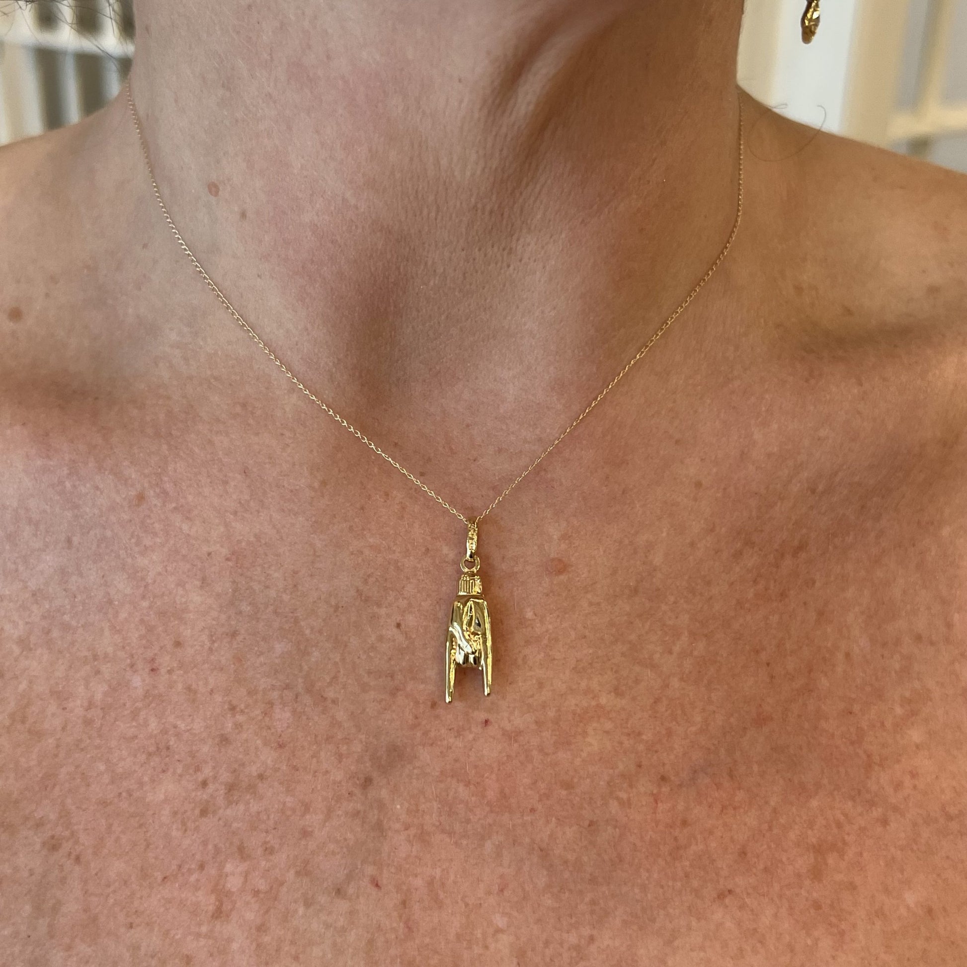 Rock Gold Necklace