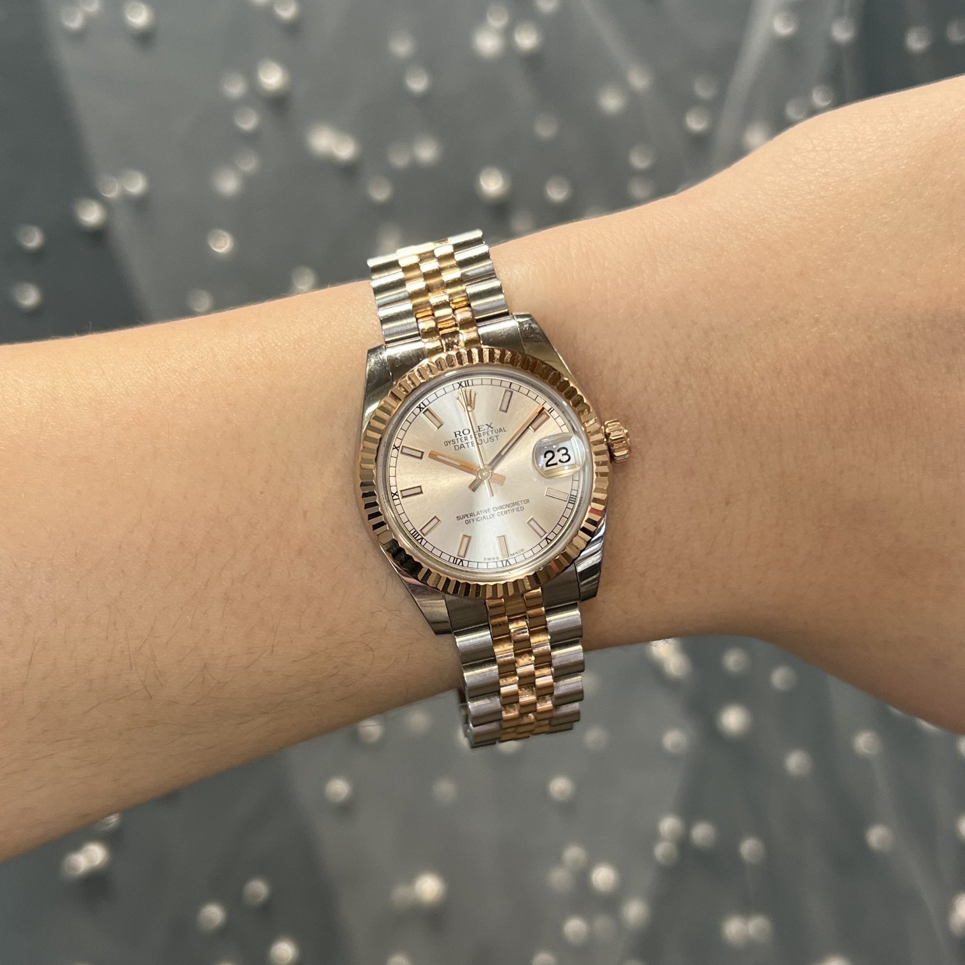 Rose gold two tone datejust Clearance