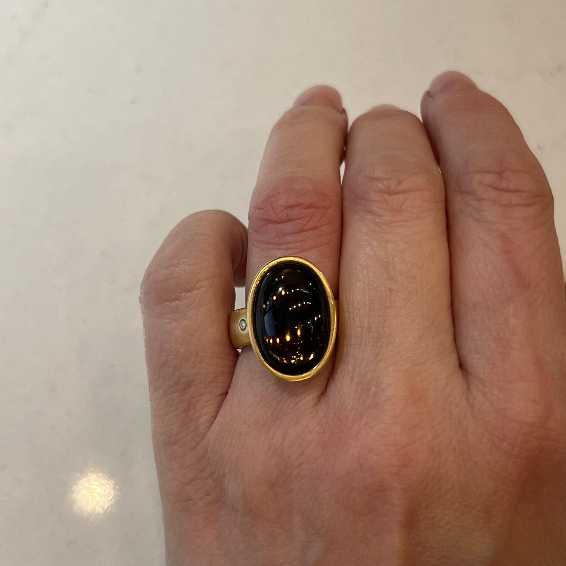 H. Stern Smoky Quartz Cocktail Ring in 18k Yellow Gold