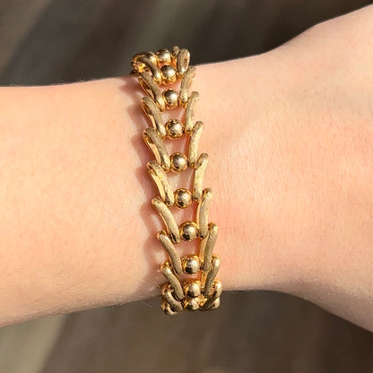 Modern Bracelet in 14k Yellow Gold