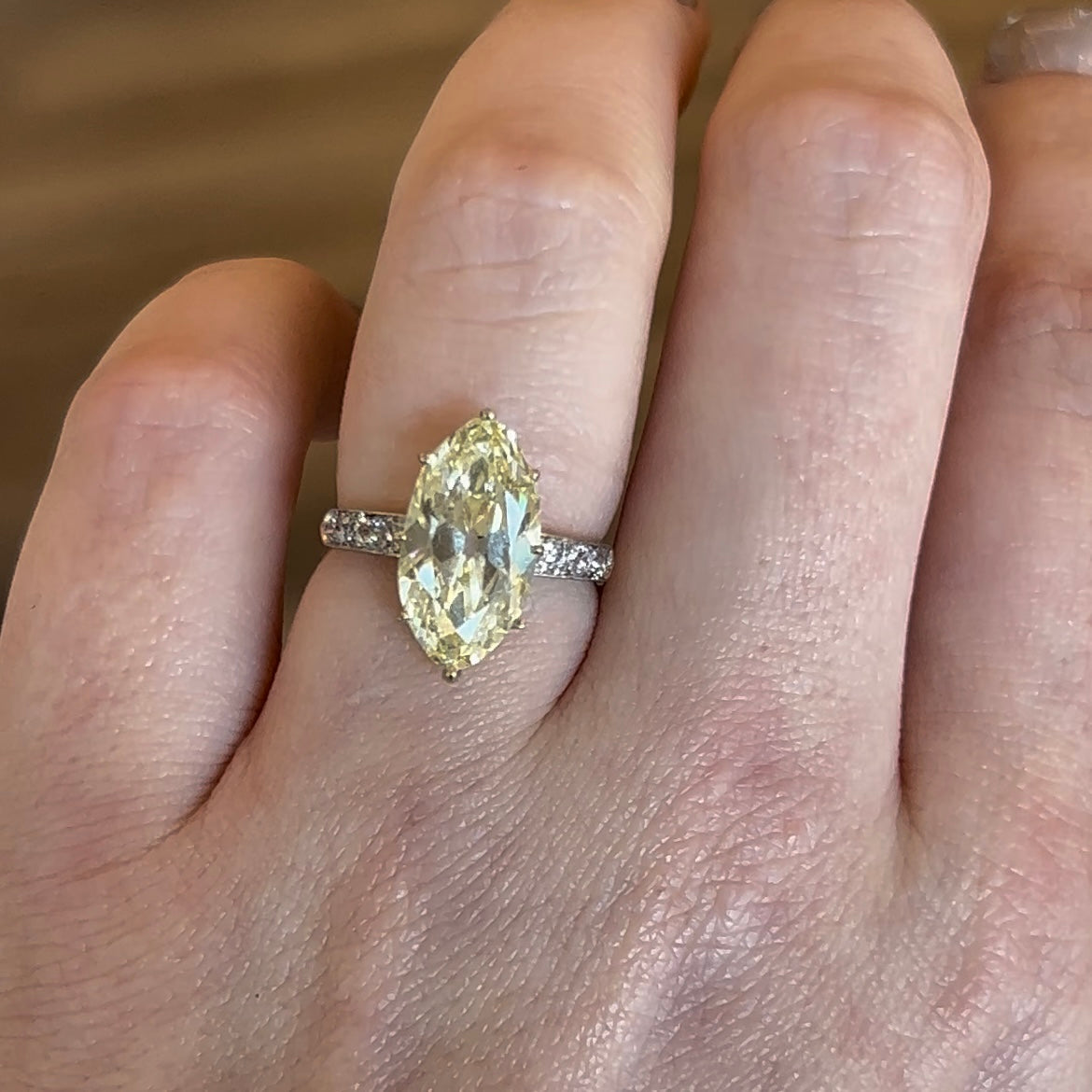 Buy yellow diamond ring Clearance