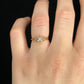 .07 Transitional Solitaire Engagement Ring in 14k Yellow & White Gold