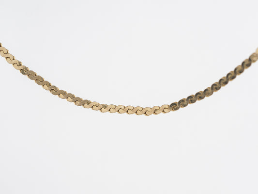 24 Inch Italian Made Necklace in 14k Yellow Gold