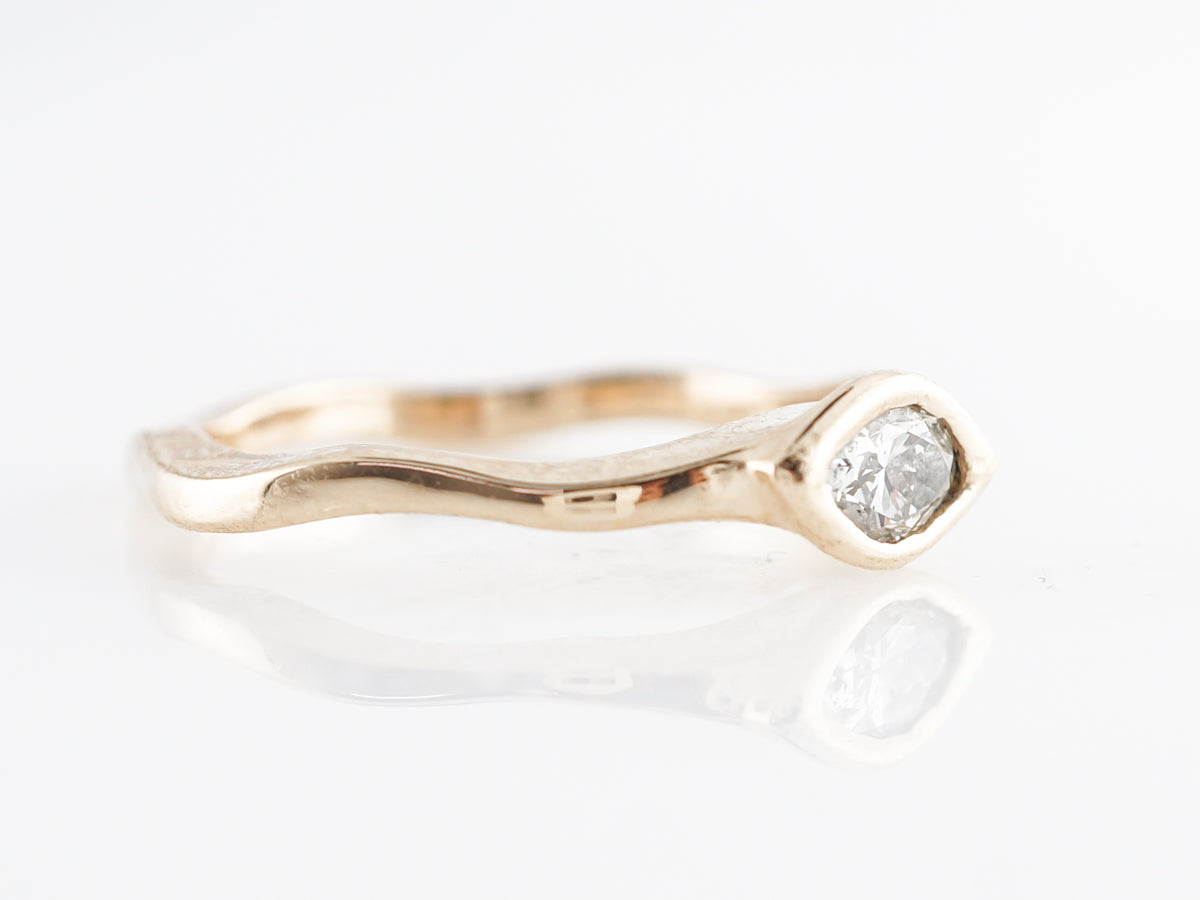 Marquise Diamond Right Hand Ring 14k Yellow Gold
