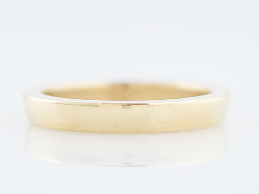 Wedding Band Modern in 18k Yellow Gold