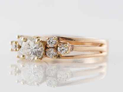 Beautiful Vintage Diamond Engagement Ring 1960's 14k
