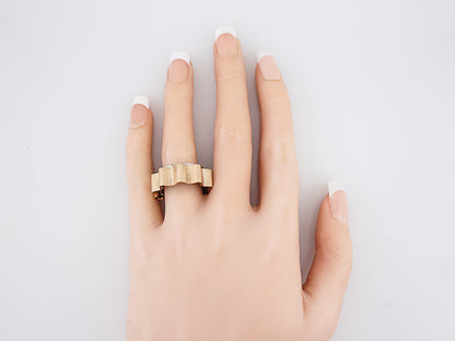 Mobile Right Hand Ring Modern in 18k Yellow & White Gold